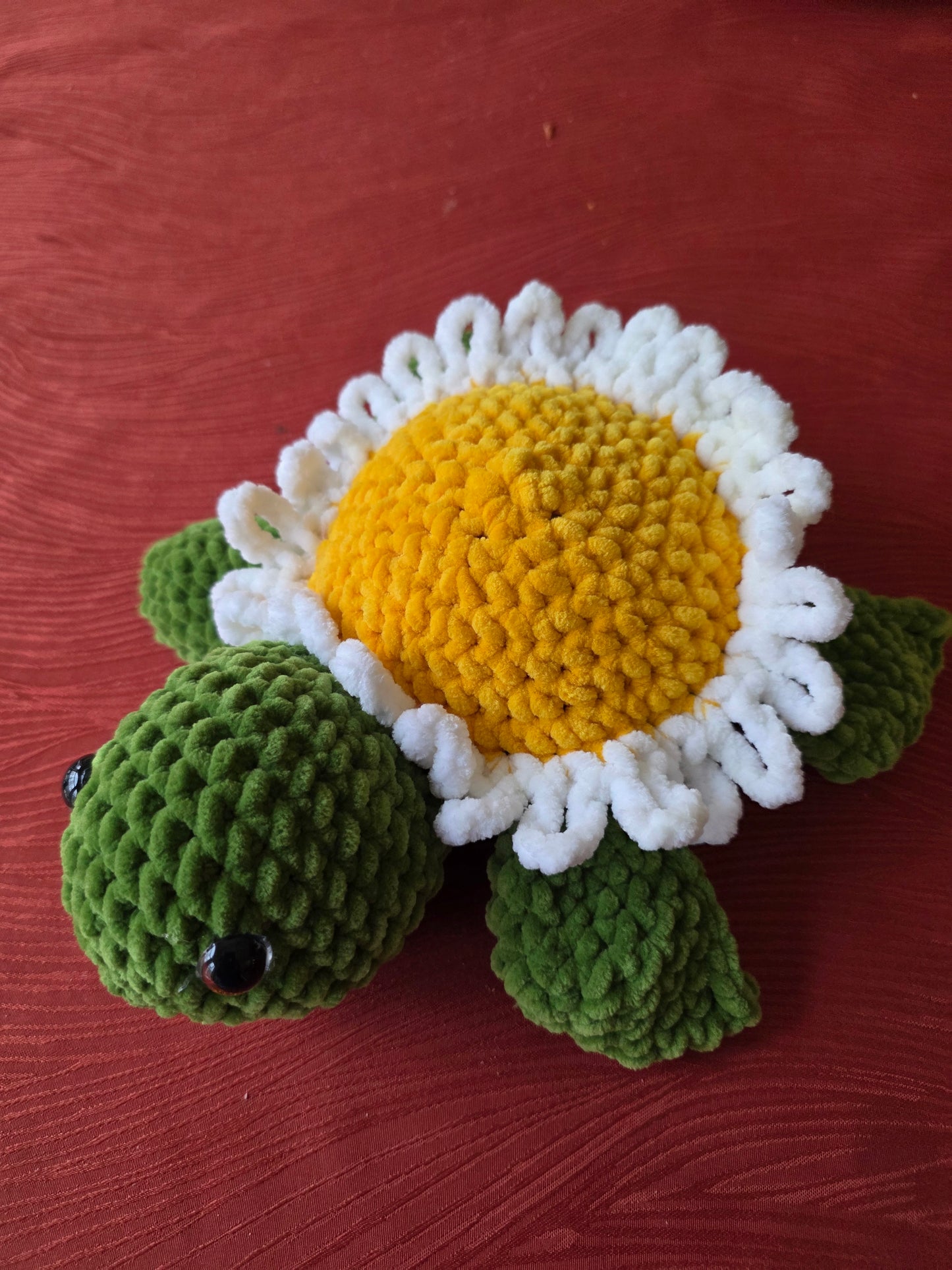 Crochet Sunflower Turtle